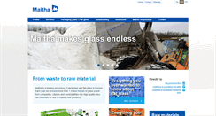 Desktop Screenshot of maltha-glassrecycling.com