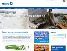 Tablet Screenshot of maltha-glassrecycling.com